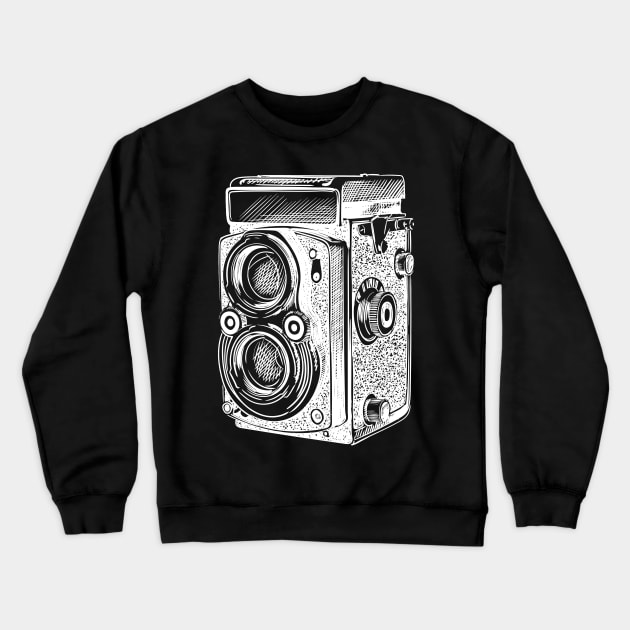 Vintage camera photographer photography Crewneck Sweatshirt by Lamink